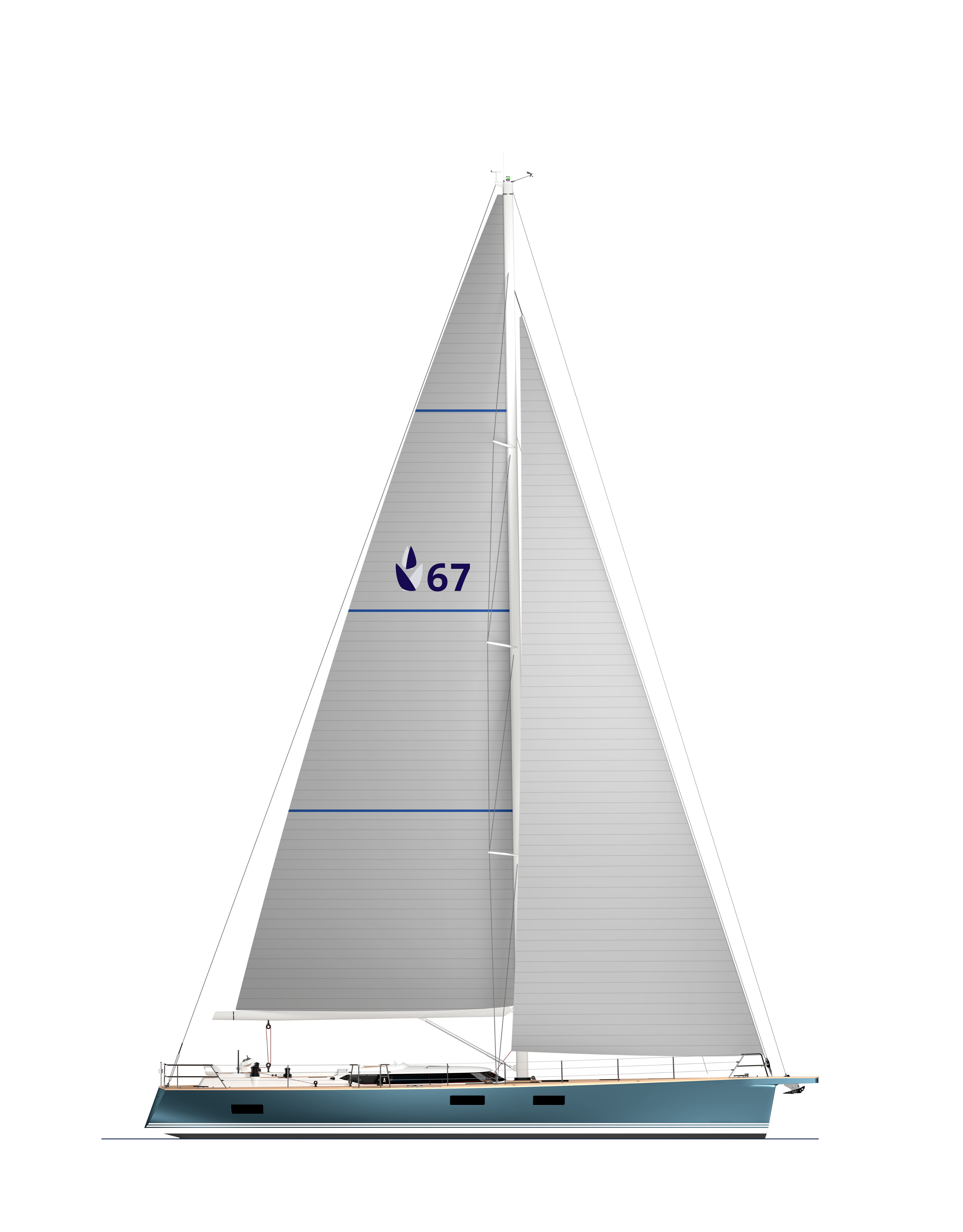 67CS yacht model